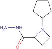 1-Cyclopentylazetidine-2-carbohydrazide