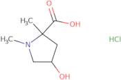 4-Hydroxy-1,2-dimethylpyrrolidine-2-carboxylic acid hydrochloride