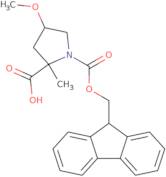 1-{[(9H-Fluoren-9-yl)methoxy]carbonyl}-4-methoxy-2-methylpyrrolidine-2-carboxylic acid