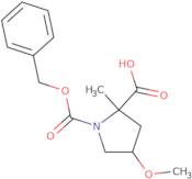 1-[(Benzyloxy)carbonyl]-4-methoxy-2-methylpyrrolidine-2-carboxylic acid