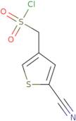 (5-Cyanothiophen-3-yl)methanesulfonyl chloride