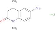 6-Amino-1,4-dimethyl-1,2,3,4-tetrahydroquinolin-2-one hydrochloride