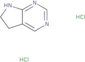 5H,6H,7H-Pyrrolo[2,3-d]pyrimidine dihydrochloride