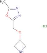 2-[(Azetidin-3-yloxy)methyl]-5-methyl-1,3,4-oxadiazole hydrochloride