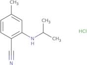 4-Methyl-2-[(propan-2-yl)amino]benzonitrile hydrochloride
