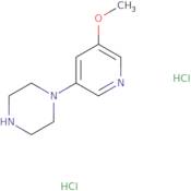 1-(5-Methoxypyridin-3-yl)piperazine dihydrochloride