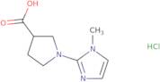 1-(1-Methyl-1H-imidazol-2-yl)pyrrolidine-3-carboxylic acid hydrochloride
