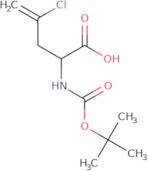 2-{[(tert-Butoxy)carbonyl]amino}-4-chloropent-4-enoic acid