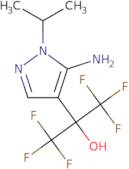 2-[5-Amino-1-(propan-2-yl)-1H-pyrazol-4-yl]-1,1,1,3,3,3-hexafluoropropan-2-ol