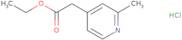 Ethyl 2-(2-methylpyridin-4-yl)acetate hydrochloride