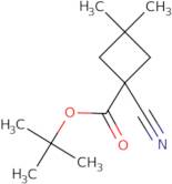 tert-Butyl 1-cyano-3,3-dimethylcyclobutane-1-carboxylate