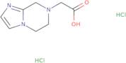 2-{5H,6H,7H,8H-Imidazo[1,2-a]pyrazin-7-yl}acetic acid dihydrochloride