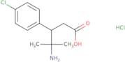 4-Amino-3-(4-chlorophenyl)-4-methylpentanoic acid hydrochloride