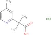 2-Methyl-2-(4-methylpyridin-2-yl)propanoic acid hydrochloride