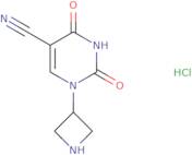 1-(Azetidin-3-yl)-2,4-dioxo-1,2,3,4-tetrahydropyrimidine-5-carbonitrile hydrochloride