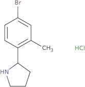 2-(4-Bromo-2-methylphenyl)pyrrolidine hydrochloride