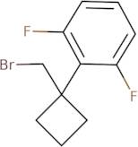 2-[1-(Bromomethyl)cyclobutyl]-1,3-difluorobenzene