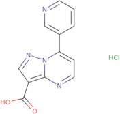 7-(Pyridin-3-yl)pyrazolo[1,5-a]pyrimidine-3-carboxylic acid hydrochloride