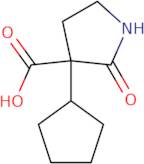 3-Cyclopentyl-2-oxopyrrolidine-3-carboxylic acid