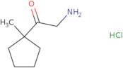 2-Amino-1-(1-methylcyclopentyl)ethan-1-one hydrochloride