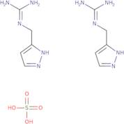 Bis(N-[(1H-pyrazol-3-yl)methyl]guanidine), sulfuric acid