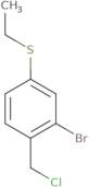 2-Bromo-1-(chloromethyl)-4-(ethylsulfanyl)benzene