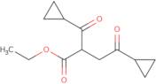 Ethyl 2-cyclopropanecarbonyl-4-cyclopropyl-4-oxobutanoate