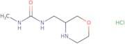 3-Methyl-1-[(morpholin-3-yl)methyl]urea hydrochloride