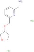 {6-[(Oxolan-3-yloxy)methyl]pyridin-2-yl}methanamine dihydrochloride