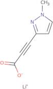 3-(1-methyl-1H-pyrazol-3-yl)prop-2-ynoate lithium