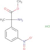 Methyl 2-amino-2-(3-nitrophenyl)propanoate hydrochloride