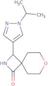 3-[1-(Propan-2-yl)-1H-pyrazol-4-yl]-7-oxa-2-azaspiro[3.5]nonan-1-one