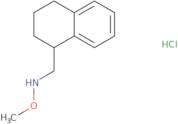 Methoxy[(1,2,3,4-tetrahydronaphthalen-1-yl)methyl]amine hydrochloride