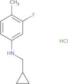 N-(Cyclopropylmethyl)-3-fluoro-4-methylaniline hydrochloride