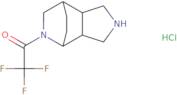 1-{4,8-Diazatricyclo[5.2.2.0,2,6]undecan-8-yl}-2,2,2-trifluoroethan-1-one hydrochloride