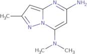 N2,N7,7-Trimethylpyrazolo[1,5-a]pyrimidine-5,7-diamine