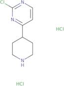 2-Chloro-4-(piperidin-4-yl)pyrimidine dihydrochloride