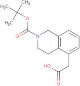 2-{2-[(tert-Butoxy)carbonyl]-1,2,3,4-tetrahydroisoquinolin-5-yl}acetic acid