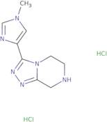 1-Methyl-4-{5H,6H,7H,8H-[1,2,4]triazolo[4,3-a]pyrazin-3-yl}-1H-imidazole dihydrochloride