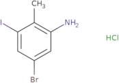 5-Bromo-3-iodo-2-methylaniline hydrochloride