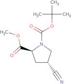 1-tert-Butyl 2-methyl (2S,4R)-4-cyanopyrrolidine-1,2-dicarboxylate