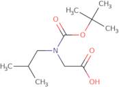 2-{[(tert-butoxy)carbonyl](2-methylpropyl)amino}acetic acid