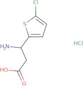 3-Amino-3-(5-chlorothiophen-2-yl)propanoic acid hydrochloride