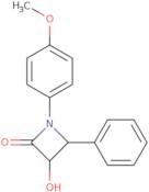 (3S,4S)-3-Hydroxy-1-(4-methoxyphenyl)-4-phenyl-2-azetidinone