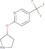 2-(Pyrrolidin-3-yloxy)-5-(trifluoromethyl)pyridine