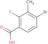 4-Bromo-2-fluoro-3-methylbenzoic acid