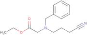 ethyl 2-[benzyl(3-cyanopropyl)amino]acetate