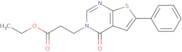 Ethyl 3-{4-oxo-6-phenyl-3H,4H-thieno[2,3-d]pyrimidin-3-yl}propanoate