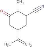 (5R)-2-Methyl-3-oxo-5-(prop-1-en-2-yl)cyclohexane-1-carbonitrile
