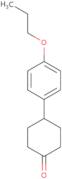 4-(4-Propoxyphenyl)cyclohexanone